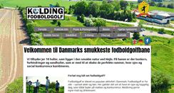 Desktop Screenshot of koldingfodboldgolf.dk