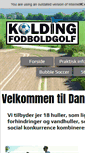 Mobile Screenshot of koldingfodboldgolf.dk