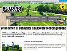Tablet Screenshot of koldingfodboldgolf.dk